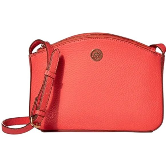 Anne Klein Triple Crossbody Hot Coral NWOT - Picture 1 of 2